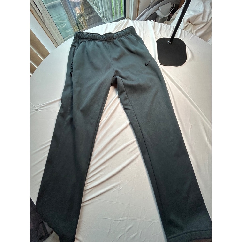 Nike Therma-FIT Mens Green Fleece Training Jogger Pants DQ4856-390 Size M